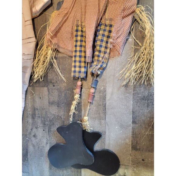 Happy harvest scarecrow fall sign Decor figure - Picture 6 of 7